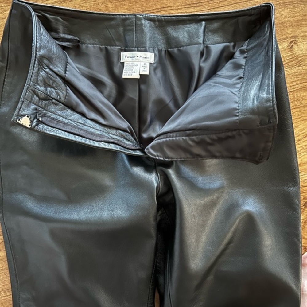 Vintage Leather Pants - Picture 5 of 12